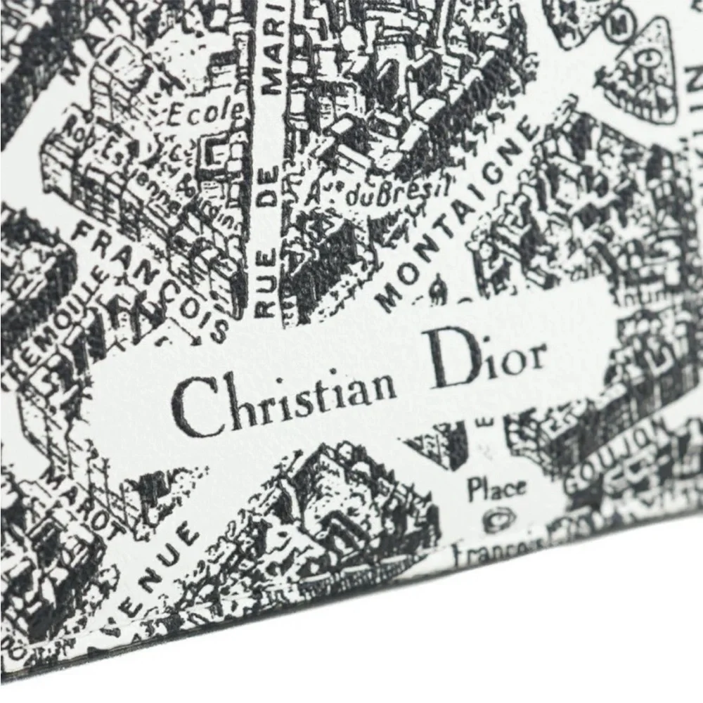 Dior Black and White Women's Card Case